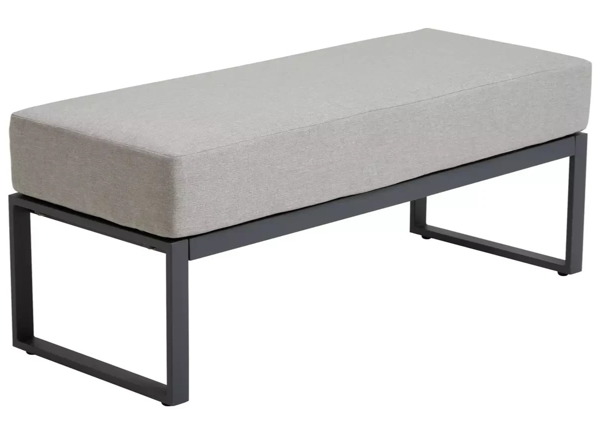 Colmar 8 Seater Space Saving Metal Patio Set-Grey (B GRADE)