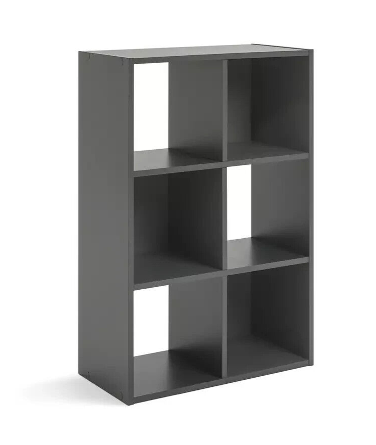 Squares 6 Cube Storage Unit - Dark Grey