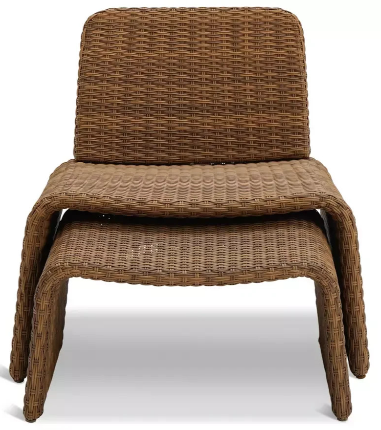 Kelham Rattan Effect Garden Chair - Brown (B Grade)