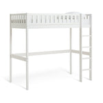 Ronnie High Sleeper Single Bed Frame - White | Space-saving high sleeper bed