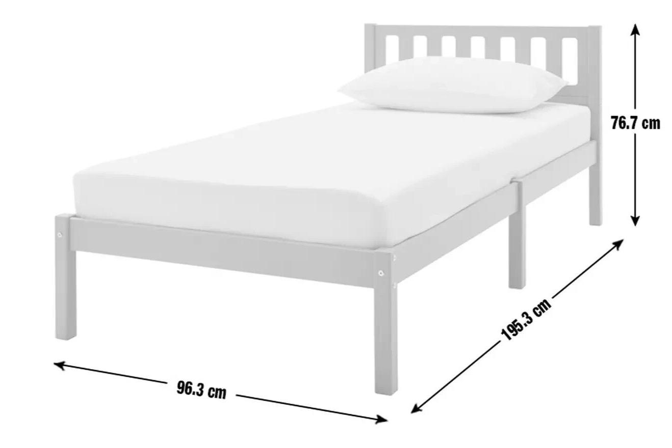 Habitat Ronnie Single Bed Frame and Drawer - White ( B Grade 12671 - 12669 )