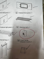 Trolley Charcoal BBQ ( B Grade 17472 )