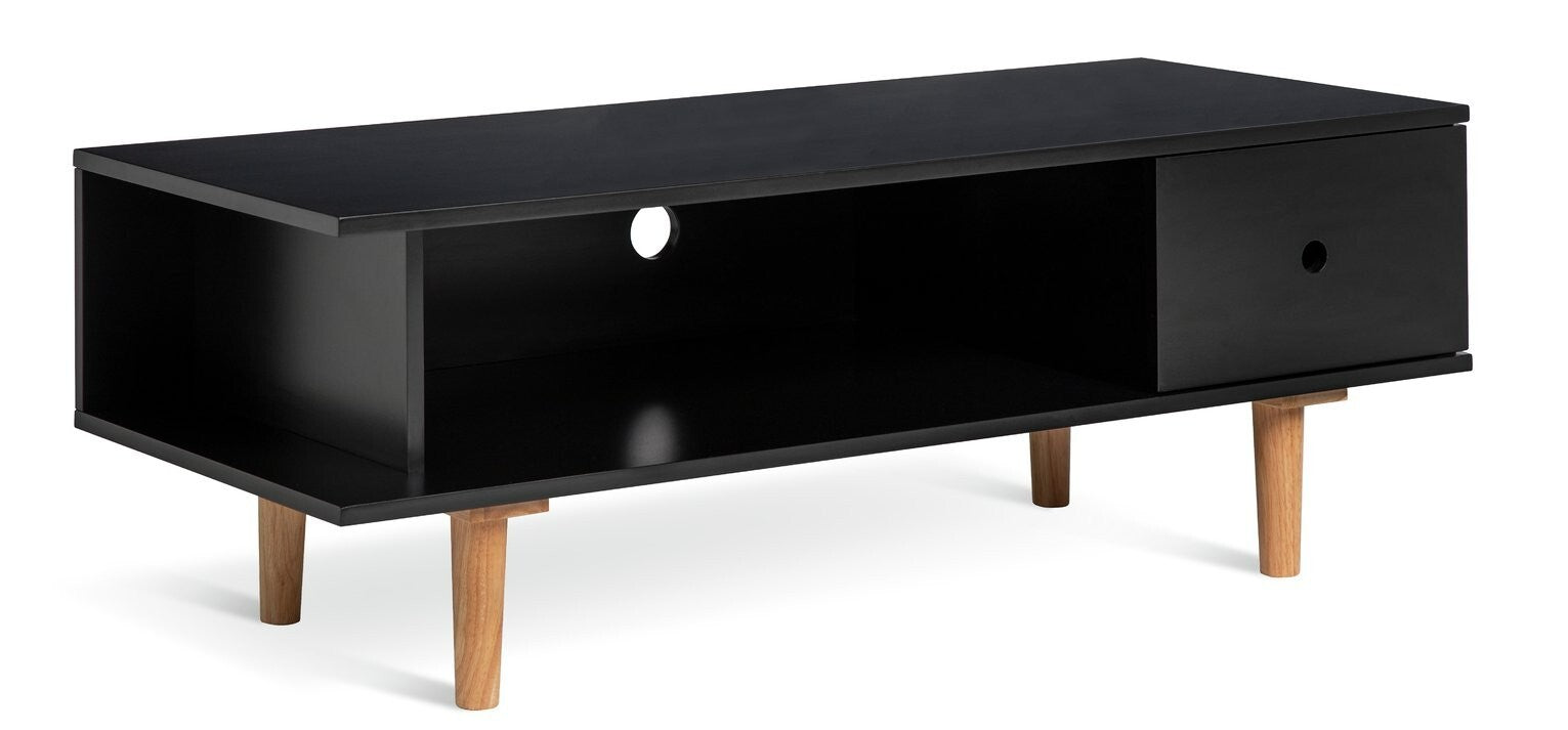 Habitat Cato 1 Drawer TV Unit - Black