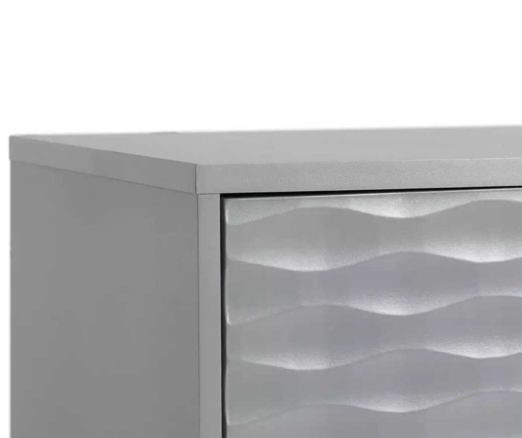 Zander Textured Large Sideboard - Grey ( B Grade )