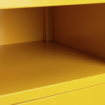 Habitat Stevie 1 Door Bedside Table - Mustard