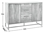 Habitat  2 Door 3 Drawer Sideboard - Oak Effect