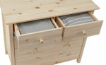 Scandinavia Kids 4 Drawer Chest - Pine | Wooden Storage, Bedroom Unit, Natural
