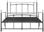 Yani Double Metal Bed Frame - Black