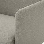 Mina Fabric 2 Seater Sofa in a Box - Grey