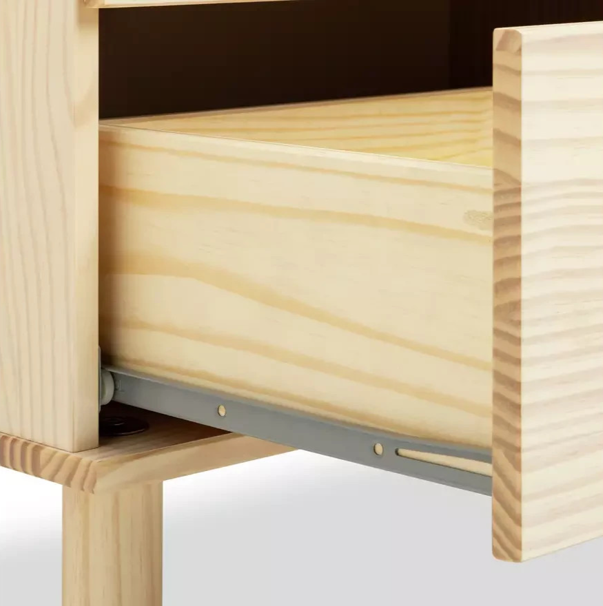 Akio 2 Door 2 Drawer Wardrobe Pine | Bedroom Storage Furniture Wardrobe