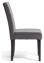 Midback Pair of Velvet Dining Chair - Grey | Soft Upholstered Comfort