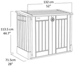 Keter Store It Out Midi 880L Garden Storage Box-Beige Brown ( B Grade )