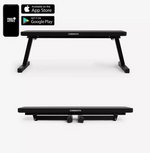 Decathlon 100 Foldable Exercise Bench 200kg Capacity | Home Gym Workout Bench