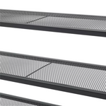 Habitat Loft Living 5 Shelf Shoe Storage Rack - Black | Footwear Rack, Hallway