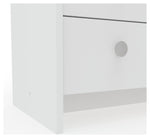 Seville 2 Piece 1 Door Wardrobe Set - White ( B Grade 51891- 51884 )