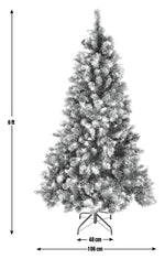 6ft Pre lit Blue Oscar With Pine Cone Christmas Tree