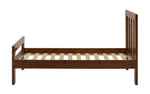 Home Chile Single Wooden Bed Frame - Dark Wood | Practical Night Comfort