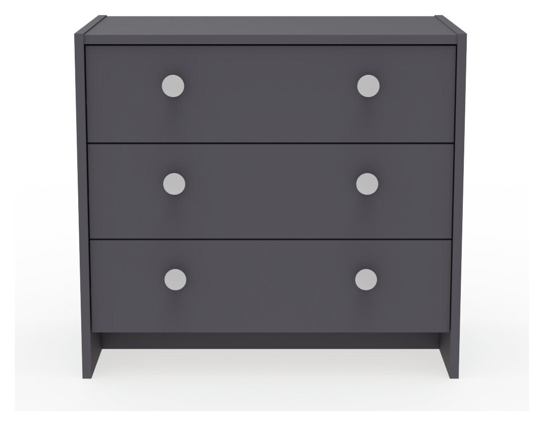 Seville 2 Piece 1 Door Wardrobe Set - Anthracite ( B Grade 40117 - 40120 )