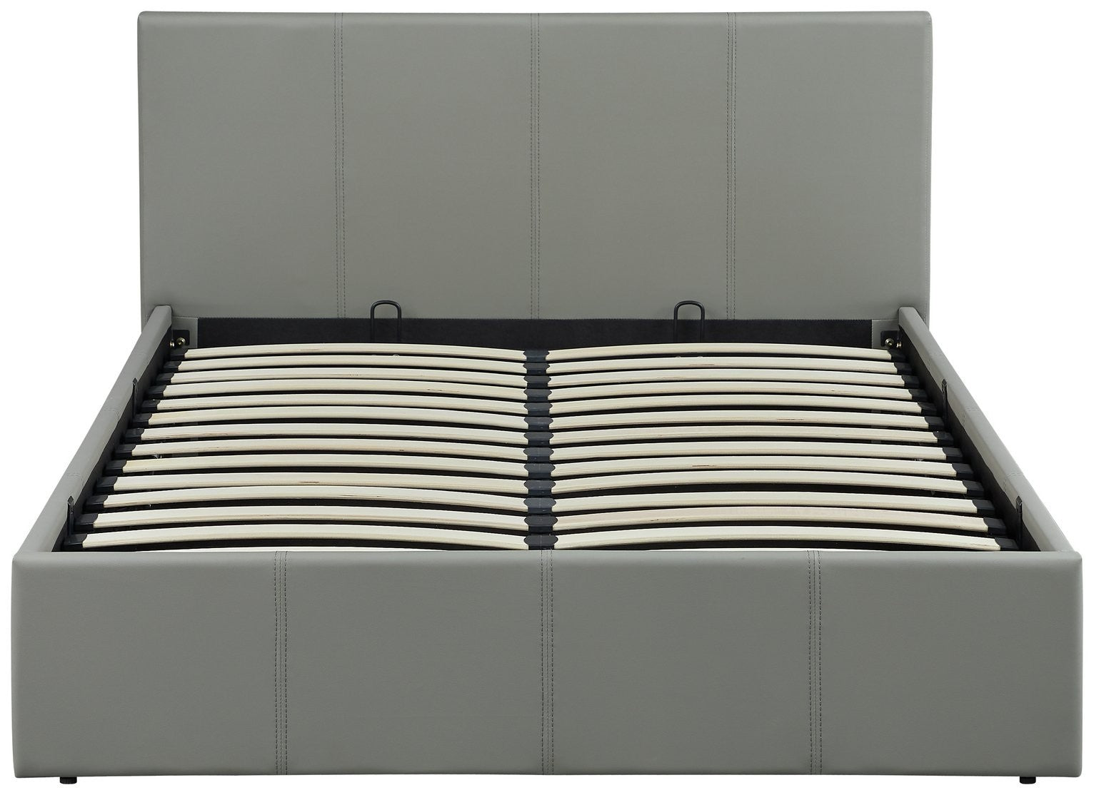 Lavendon Double End Open Ottoman Bed Frame - Grey | Space Saving Sleep Solution