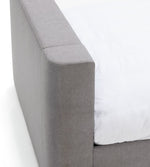 Home Jakob Kingsize TV Ottoman Bed Frame - Grey | High End Bedroom Comfort
