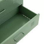Stevie 3 Drawer Chest Green | Bedroom Storage Chest of Drawers Furniture