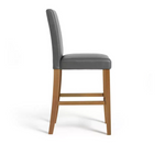 Winslow Faux Leather Bar Stool - Grey