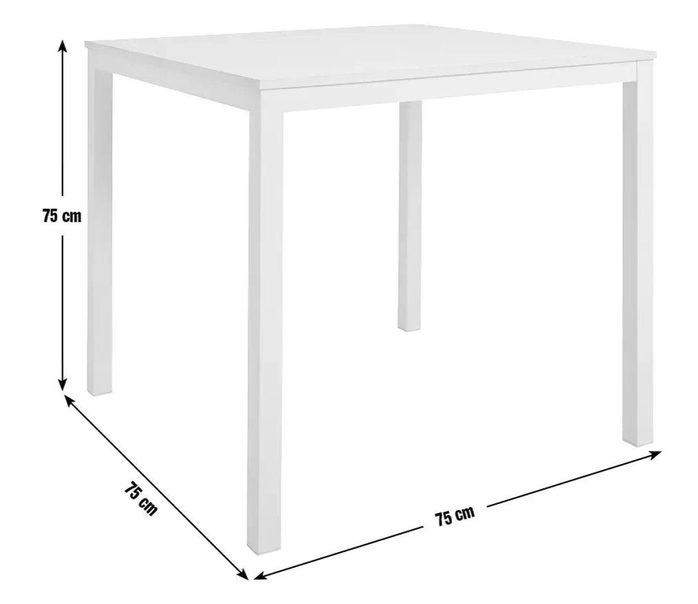 Home Home Toby 2 Seater Dining Table White | Small Kitchen Dining Table