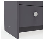 Seville 2 Piece 1 Door Wardrobe Set - Anthracite