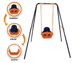 Hedstrom Deluxe 3 in 1 Toddler and Kids Garden Swing