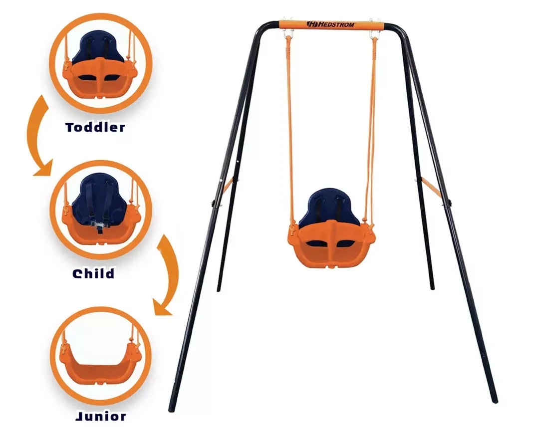 Hedstrom Deluxe 3 in 1 Toddler and Kids Garden Swing