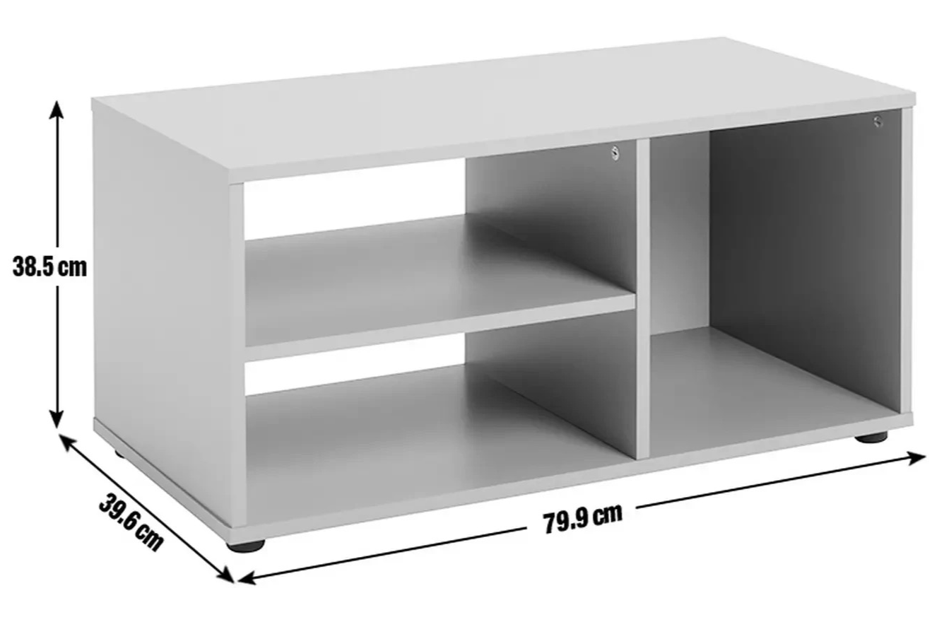 Malibu TV Unit - White (B Grade)