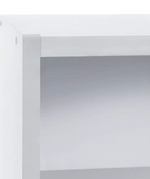 Maine 5 Shelf Bookcase With 2 Drawers Storage Unit Display Cabinet - White