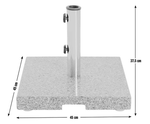 Granite Parasol Base - Grey