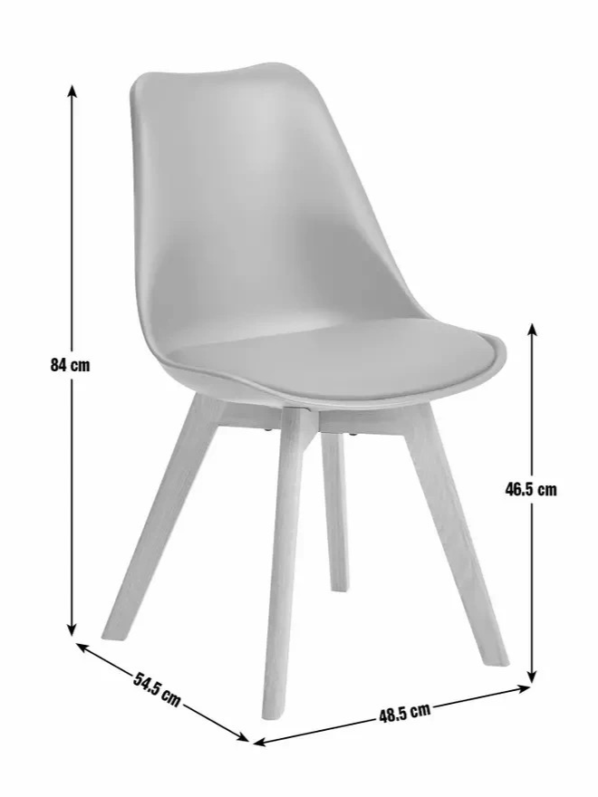 Jerry Pair of Dining Chair - Yellow | Modern Mealtime Seating