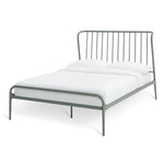 Kanso Small Double Metal Bed Frame Sage Green | Modern Bedroom Furniture Bed