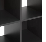 Home Squares 8 Cube Storage Unit Dark Grey | Organizer Shelf for Living Room