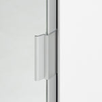 Munich Corner 1 Door Mirror Wardrobe - White | Stylish Room Arrangement