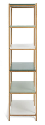 Jive Tall Shelving Unit - Green | Stylish Display Feature