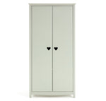 Mia 2 Door Wardrobe - White | Charming Clothing Organization
