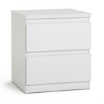Habitat Jenson 2 Drawer Bedside Table - Gloss White