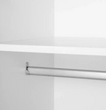 Home Brisbane 2 Door 3 Drawer Mirror Wardrobe - White ( B Grade )