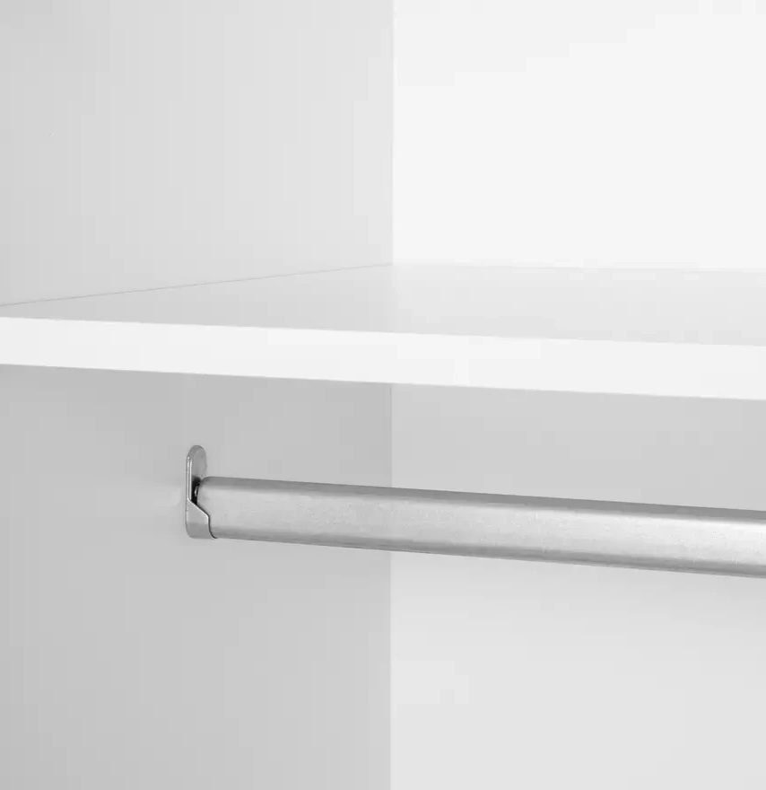 Home Brisbane 2 Door 3 Drawer Mirror Wardrobe - White ( B Grade )
