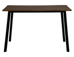 Railo Walnut Dining Table & 2 Walnut Benches | Wooden Dining Room Furniture Set