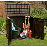 Keter Store It Out Midi 880L Garden Storage Box- Brown ( B Grade 19551)