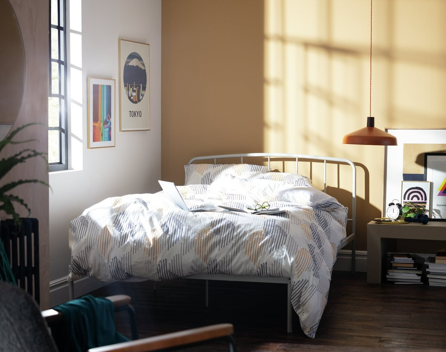 Freja Small Double Metal Bed Frame - Silver