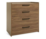 Habitat Oldham Wide 4 Drawer Chest - Walnut