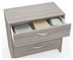 Seville 2 Piece 1 Door Wardrobe Set - Grey & Oak ( B Grade )