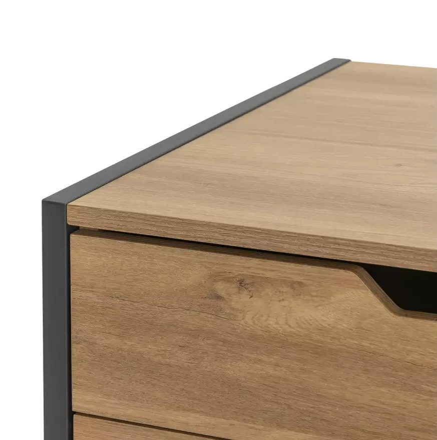 Home Loft Living 2 Drawer Swivel Office Desk Oak | Home Office