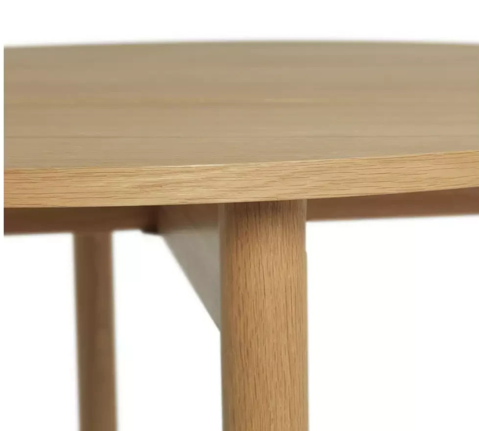 Jessie Wood 4 Seater Folding Table Natural | Compact Folding Dining Table