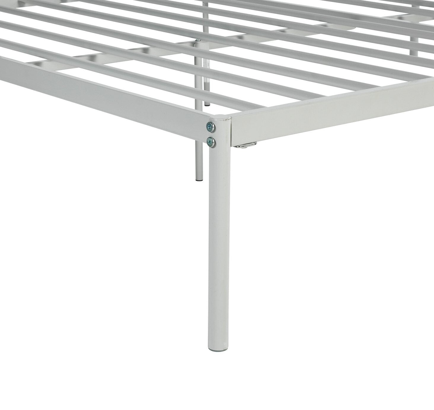 Freja Small Double Metal Bed Frame - Silver ( B Grade 35323 )